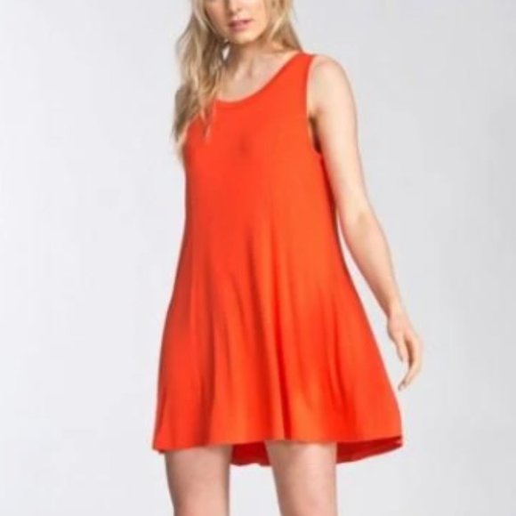 Women's CASUAL V-NECK DRESS - Picture 1 of 3
